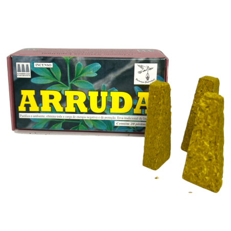 Defumatore Ruda Spiritual Nature - Prodotto in Brasile - 20 compresse - Purifica l'ambiente ed elimina le energie negative