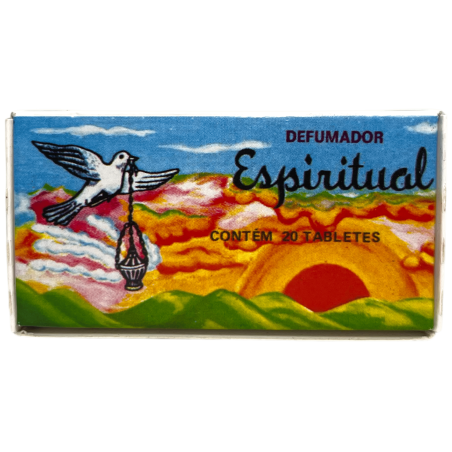 Defumador Espiritual Spiritual Nature - Fabricado no Brasil - 20 comprimidos - Bem-estar, Paz e Felicidade