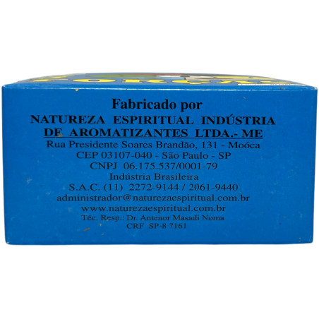 Defumador Espiritual 7 Fuerzas Naturaleza Espiritual - Hecho en Brasil - 20 tabletas - Limpieza, Purificación, Descarga Espacios