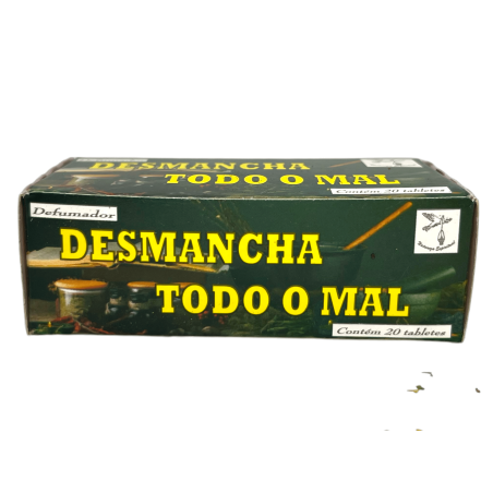 Defumador Espiritual Remove Todo ou Mal da Natureza Espiritual - Fabricado no Brasil - 20 comprimidos - Contra todos os tipos de
