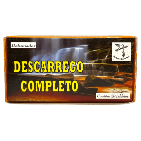 Spiritual Defumador Complete Descarrego Spiritual Nature - Fabriqué au Brésil - 20 comprimés - Téléchargement total