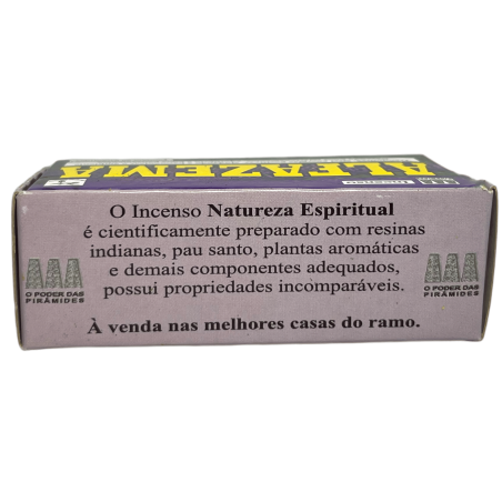 Defumatore Spirituale Lavanda Natura Spirituale - Prodotto in Brasile - 20 compresse - Tranquillità e attira energie positive