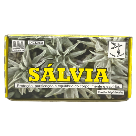 Defumador Espiritual Sage Spiritual Nature - Fabricado no Brasil - 20 comprimidos - Proteção, Purificação e Equilíbrio