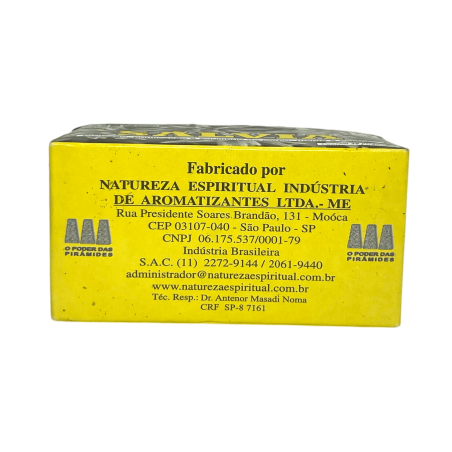 Defumador Espiritual Sage Spiritual Nature - Fabricado no Brasil - 20 comprimidos - Proteção, Purificação e Equilíbrio