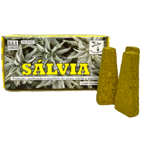 Defumador Espiritual Sage Spiritual Nature - Fabricado no Brasil - 20 comprimidos - Proteção, Purificação e Equilíbrio