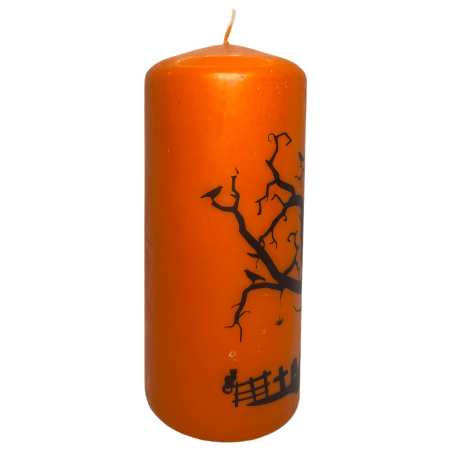 ハロウィンキャンドル AUM フレグランス 12x4.8cm