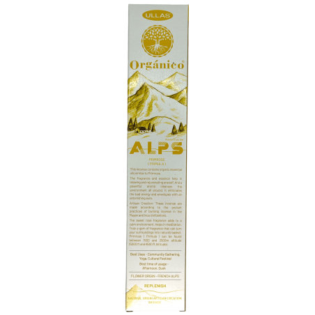 بخور الربيع Ullas Alps - صناعة يدوية - صنع في الهند - طبيعي 100٪ - ULLAS بخور عضوي Alps