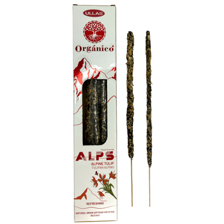 Ullas Alps Alpine Tulip Incense - Handmade - Made in India - 100% Natural - ULLAS Alps Organic Incense