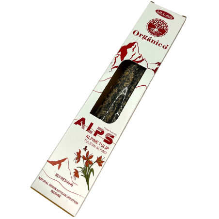 Incenso Tulipa Alpino Ullas Alps - Feito à Mão - Feito na Índia - 100% Natural - Incenso Orgânico ULLAS Alpes