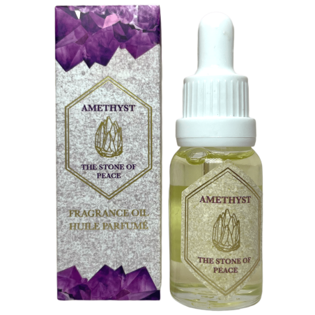 Oli de Fragància d'Amatista Pedra de la Pau - Oli de Fragància inspirada en Minerals Spirit of Equinox - 15ml.