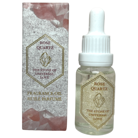 Aceite de Fragancia de Cuarzo Rosa Piedra del Amor - Aceite de Fragancia inspirada en Minerales Spirit of Equinox - 15ml.