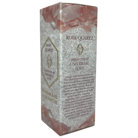 Aceite de Fragancia de Cuarzo Rosa Piedra del Amor - Aceite de Fragancia inspirada en Minerales Spirit of Equinox - 15ml.