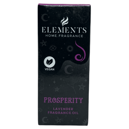 Prosperity Lavanda Spirito degli Elementi dell'Equinozio Fragranza per la casa Olio profumato vegano 10ml.