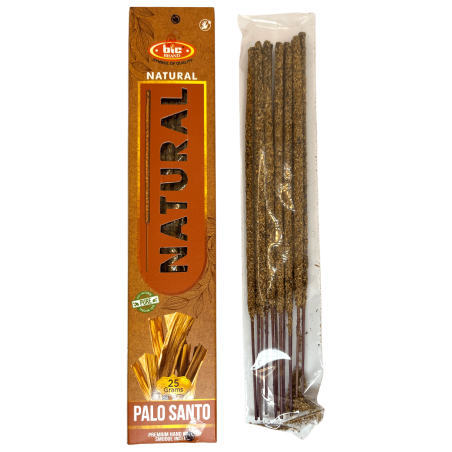 Incenso de Palo Santo Orgânico Natural BIC - caixa de 25 gramas