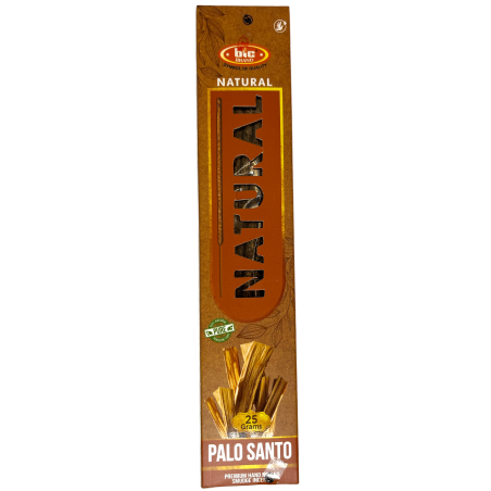 Incienso Palo Santo Orgánico BIC Natural - Cajita de 25 gramos