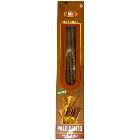 Incienso Palo Santo Orgánico BIC Natural - Cajita de 25 grams