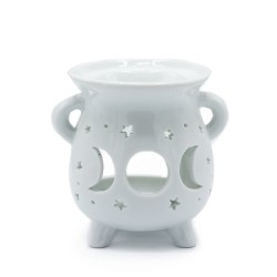 Palnik olejowy ceramiczny Triple Moon White -...