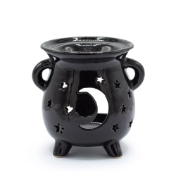 Mond und Sterne Schwarzer...