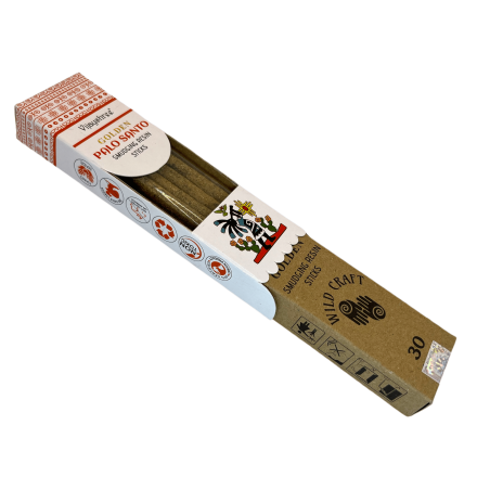 パロサントゴールデンVijayshreeワイルドクラフトパロサント香高品質の手作りスティック - 30グラム。