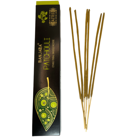 Encens ethnique Patchouli Banjara Azteca - 1 paquet de 15gr.