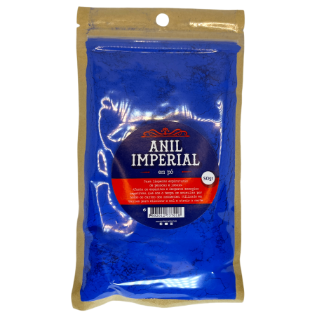 Índigo Imperial em Pó Brasileiro Autêntico 50gr. - Pó Azul para limpezas espirituais e energéticas