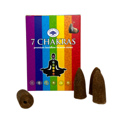 Rökelse Reflux Koner 7 Chakras Green Tree...