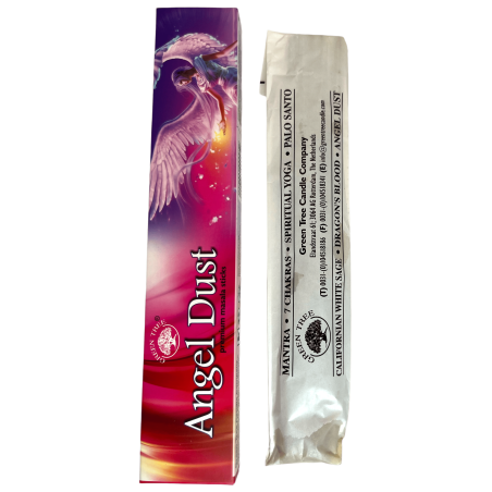 Incienso Angel Dust Green Tree - Premium Masala Sticks - 1 caixeta de 15gr.