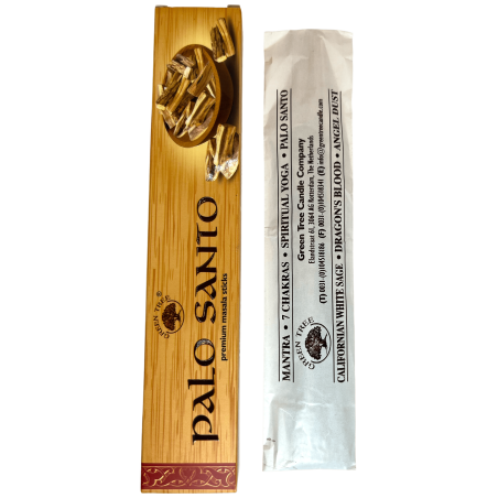 Tămâie Palo Santo Green Tree - Premium Masala Sticks - 1 pachet de 15gr.