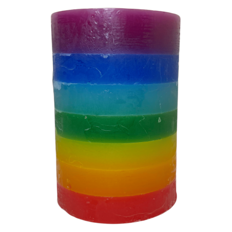 7 Chakra Kerzen Kerzen und Aromen - 11x7x7cm