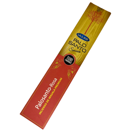Palo Santo Kadzidła i Róże Ullas Seria Palo Santo - 1 opakowanie 15gr - Kadzidło Premium Masala Indie