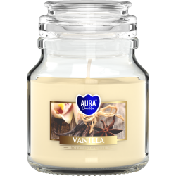 Vanilla Aura Candles Bispol candle in jar -...