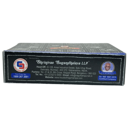 SATYA Cons d'Incienso de Reflux Super Hit - Blackflow Dhoop Cones - Caixeta de 10 cons