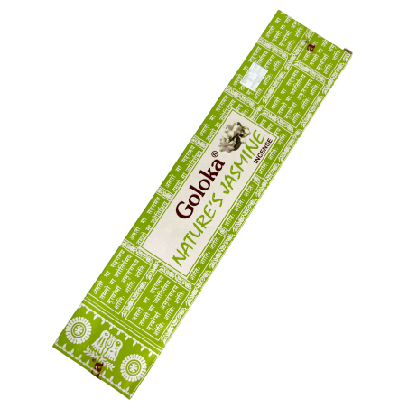 Natuurlijke Jasmijn Wierook GOLOKA Nature's Jasmine - 1 pakje van 15gr.