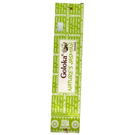 Natural Jasmine Incense GOLOKA Nature's Jasmine - 1 pack of 15gr.