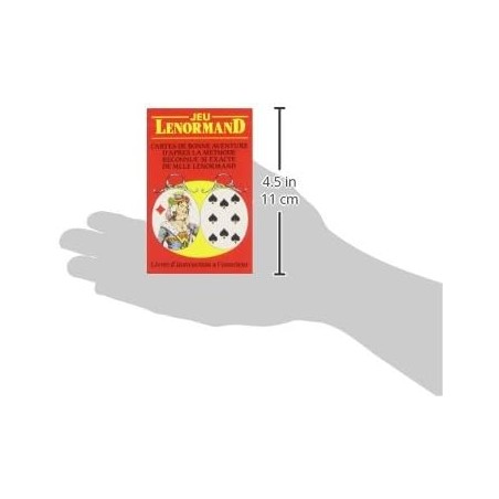Cartas Tarot Jeu Lenormand Caja Roja