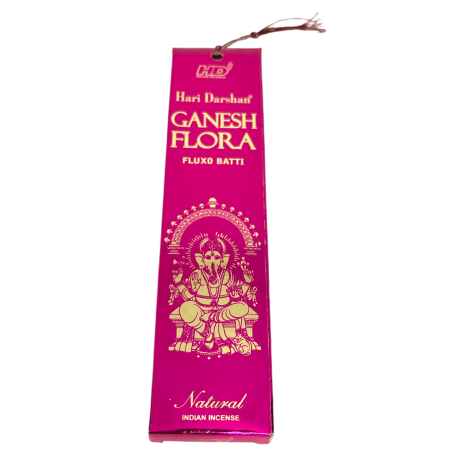 Tămâie Ganesh Flora HARI DARSHAN Natural Fluxo Batti - 1 pachet. de 25gr.