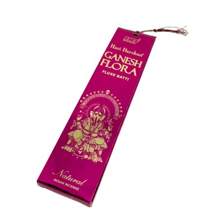 Ganesh Flora HARI DARSHAN Natural Fluxo Batti Incense - 1 pacote. de 25gr.