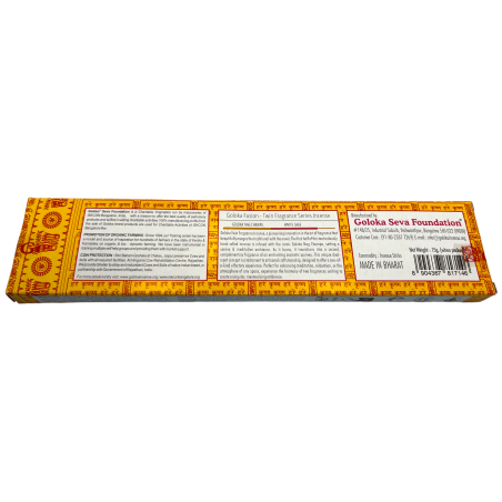 Nag Champa Räucherstäbchen mit weißem Salbei GOLOKA Twin Fragrance - 1 Packung à 15gr.