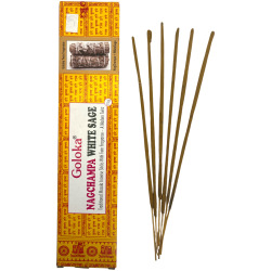 Incienso Nag Champa con Salvia Blanca GOLOKA...