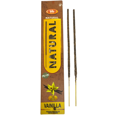 BIC Natural Bio Vanille Räucherstäbchen - 25 Gramm Dose