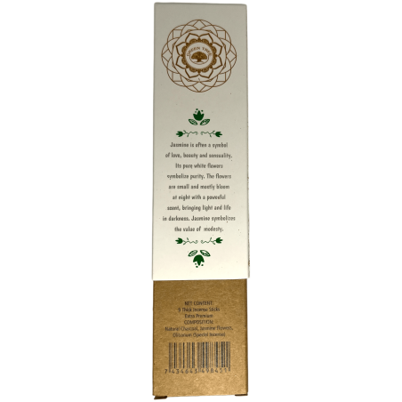 Green Tree Botanical Räucherstäbchen Jasmin & Weihrauch - 9 dicke Craft Kräuterstäbchen