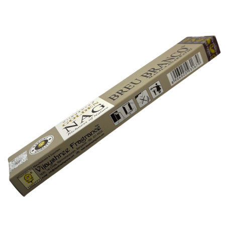 ブルーホワイトインセンス GOLDEN NAG アマゾンレジンビジェイシュリーフレグランス-15grの1パック。