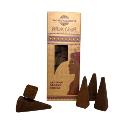 White Oudh Sacred Elements rökelsekoner HEM -...