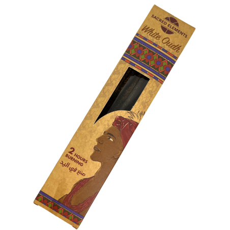 Incenso White Oudh ELEMENTOS SAGRADOS White Oudh HEM - 8 barras orgânicas artesanais