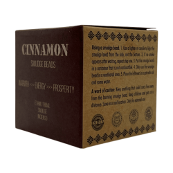 Bombitas de Incienso Canela BANJARA Defumación Activada Calidez, Energía y Prosperidad - Cajita de 5 bombitas con soporte