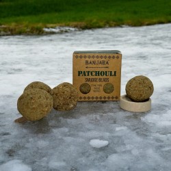 Bombites d'Incienso Pachulí BANJARA Defumació Activada Abundància, Unitat Divina i Sensualitat - 5 boixos amb suport