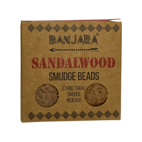 Bombes d’Encens Bois de Santal BANJARA Parfum Activé Sérénité, Sagesse et Équilibre - 5 bombes avec support