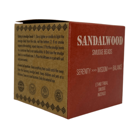 Bombes d’Encens Bois de Santal BANJARA Parfum Activé Sérénité, Sagesse et Équilibre - 5 bombes avec support