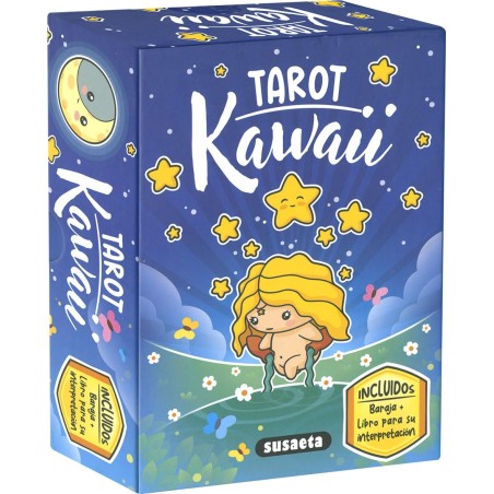 Kawaii Tarot Susaeta Ediciones - 80 بطاقة تارو سطح السفينة + كتاب التفسير