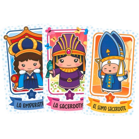 Kawaii Tarot Susaeta Ediciones - 80 Karten Tarot-Deck + Interpretationsbuch